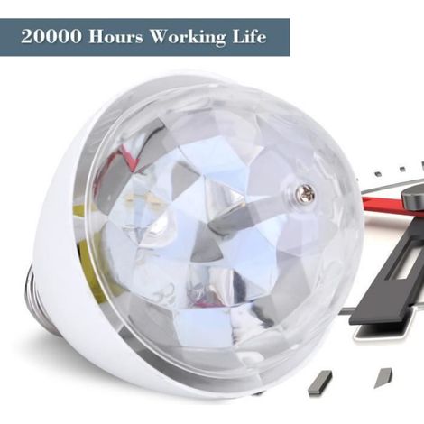 Ampoule LED - CWU - E27 - RVB - Rotative - 3W - 20000 heures de durée de vie (1/4)