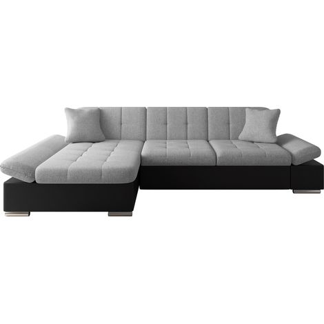 Canapé d'angle Comfivo Serenitas, Soft 011 + Soul 17, 278x161x76cm, 0
