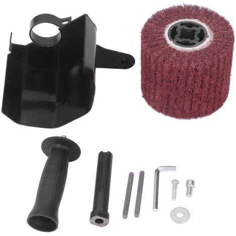 QORVA- Kit de polissage et de brunissage, accessoire pour meuleuse d'angle, pour le meulage du bois et du métal M10