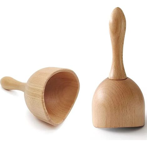 Aparatos de masaje de madera para ventosaterapia, aparatos de masaje de drenaje linfático, set de modelado corporal, ventosas anticelulíticas (1/5)