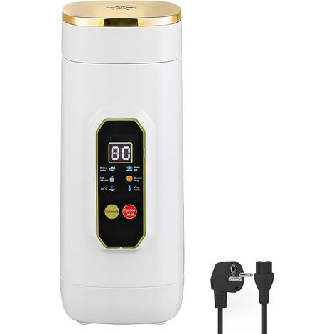 Voyage Portable Kettle 450 ML Petite Chaudière à Eau à Thé Électrique Portable pour Le Thé, Café, Bouchon de Camping EU (1/5)