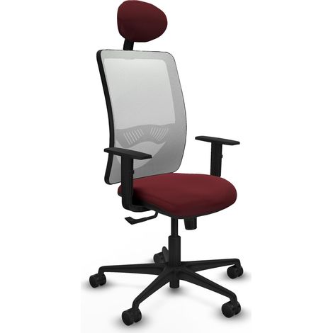 Silla de oficina piqueras y crespo Zulema negro espuma cómoda (1/2)