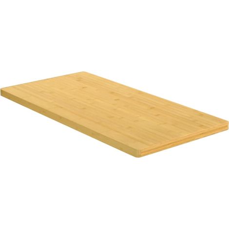 Maison Exclusive - Piano del Tavolo 50x100x2,5 cm in Bambù (1/4)