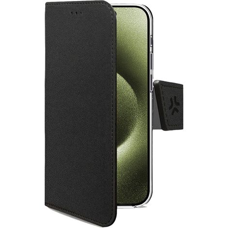 iPhone 17 Wallet Case, Schwarz, Öko-Leder, Kartenfächer