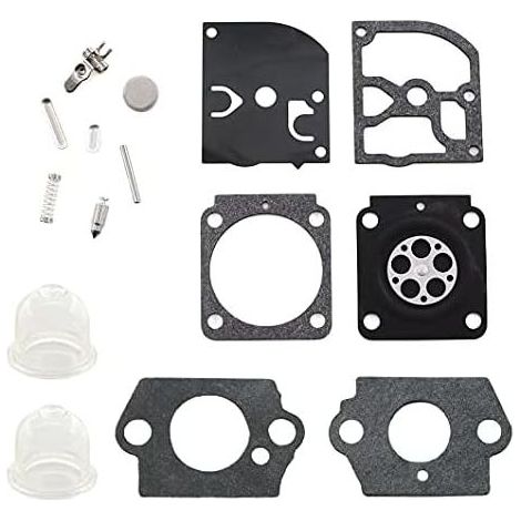 Kit de réparation de membrane de carburateur Stihl FS38 FS45 FS55 FS46 HS45 BG45 BG85 MM55 BT45 – Compatible Zama C1Q-S66 – Pour tronçonneuses et taille-haies (1/2)