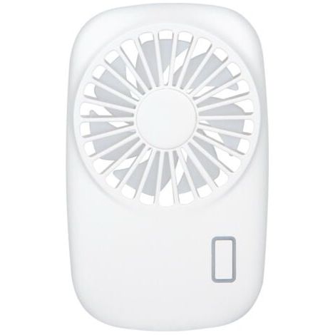 Mini-Ventilator, tragbar, leistungsstark, klein, persönlich, Geschwindigkeitsregelung, USB-aufladbar, Kühlung - Weiß (1/4)