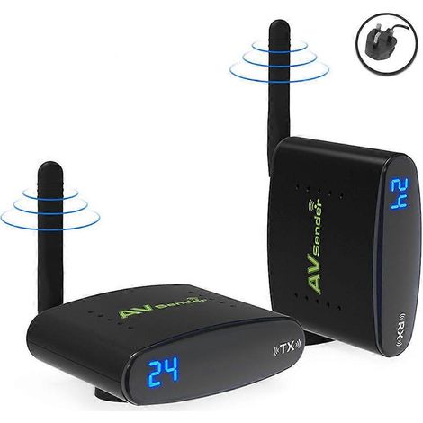 Émetteur-récepteur audio numérique longue portée 5,8 GHz à faible latence pour DVD DVR TV - Prise britannique (1/5)