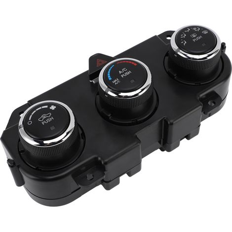 Panneau de commande de bouton de chauffage intérieur de voiture, améliore le confort, réponse rapide, remplacement pour pick-up 1500 2500 3500 P68105021 (1/5)