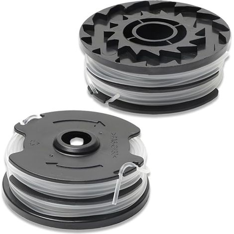 2 Ersatz-Trimmerfadenspulen kompatibel mit Parkside PRTA 20-Li A1/B2/C3 PRT 300 A1 PRT 550 A1/A3, Trimmerfadenspulen (8,2 m x Φ1,65 mm) (1/5)