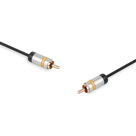 RCA (Cinch)-Stecker - RCA (Cinch)-Stecker Slim Vitalco-Kabel RCA (Cinch)-Stecker - RCA (Cinch)-Stecker Slim Vitalco-Kabel 0,5 m (RK139/P2) (1/5)