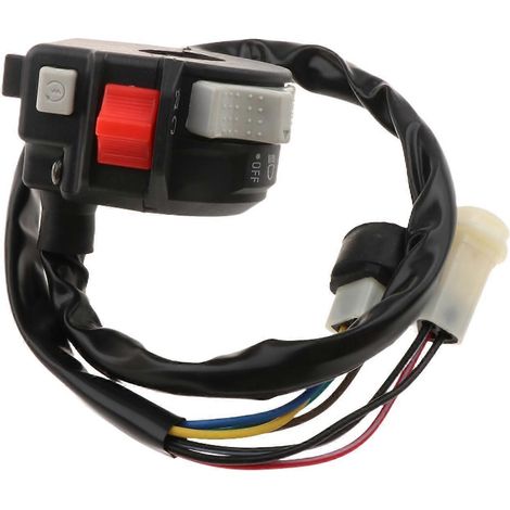 Interrupteur de guidon gauche 9V-83973-09-00 Premium de remplacement pour Yamaha Moto4 (1/5)