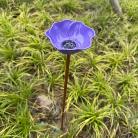 Mangeoire À Oiseaux - Support Sur Pied En Acier Peint Par Poudrage - Pour Jardin Terrasse Pelouse - 135 Cm (1/4)