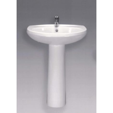 COLONNA PER LAVABO UNIVERSALE MIRTO BIANCO - CERAMICHE AFFATATO (1/2)