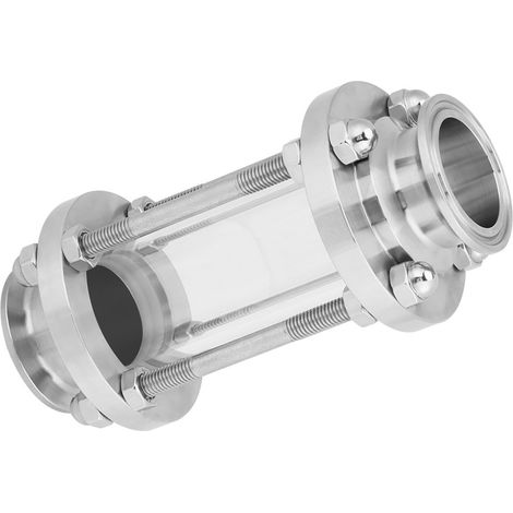 Voyant sanitaire/Voyant de niveau pour tuyau à raccord rapide en acier inoxydable Φ38 304 (1/5)