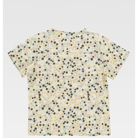 Casaca Sanitaria Unisex Estampado Multicolor Workteam B9851 Libertad de Movimiento L Estampado (1/2)