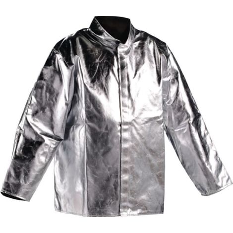 Veste de protection contre la chaleur, taille 56, argent, 1 pièce (1/3)