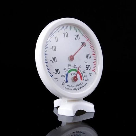 Thermomètre Hygromètre Analogique d'Intérieur TH108 pour Décoration Maison (1/3)