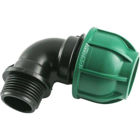 GOMITO A 90° A STRINGERE CON DERIVAZIONE FIL. MASCHIO Ø mm