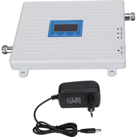 Amplificateur de signal mobile en métal complet, répéteur 2G/3G/4G pour hôtel centre commercial villa, prise UE AC110-240V (1/5)