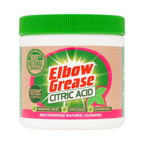 Detergente naturale a base di acido citrico per il grasso dei gomiti 250 g
