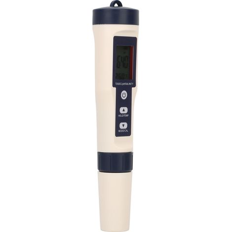 5-in-1 Digitaler Wasserqualitätstester: pH-Wert, Salzgehalt, Temperatur, TDS, EC-Messung, tragbarer Stift (1/5)