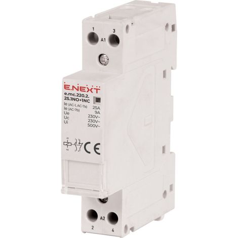 E.next p005020 Modulares Schütz 2P 25A 1Ö+1SCH 230V AC