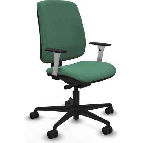 Sedia piqueras y crespo Alares bianco regolabile comoda ufficio (1/2)