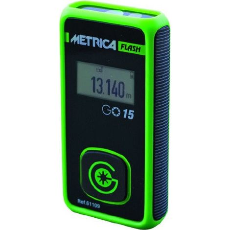 Metrica - Télémètre laser FLASH GO 15 portée 15 m - 61109 (1/5)