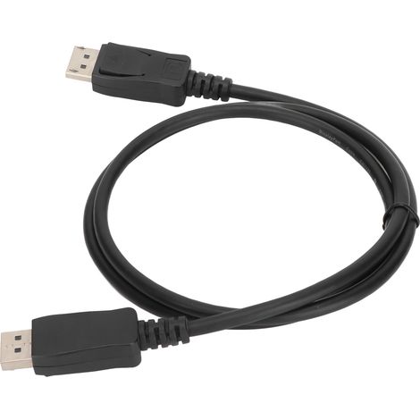 Câble DisplayPort Mâle-Mâle 1.5m Haute Vitesse 4K 60Hz, 32AWG avec Bouchon Antipoussière (1/5)