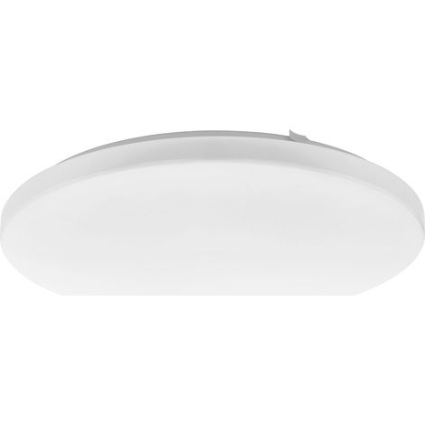 Plafoniera Moderna Frania-Z Acciaio Bianco Plastica Led 24W Ip20