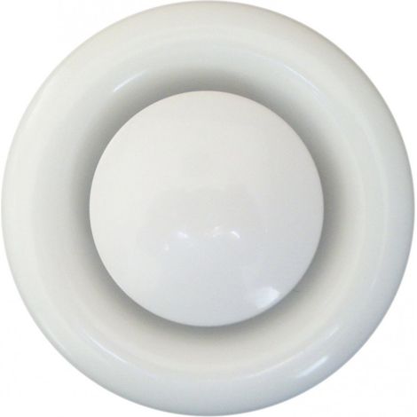 DIFUSOR EMPOTRAR TUBO Ø125mm REGULABLE KOPPA ACERO BLANCO (1/2)