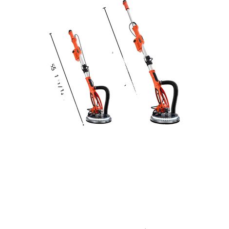 Ponceuse à plaques de plâtre, 7 vitesses variables, éclairage LED, 950W (1/2)