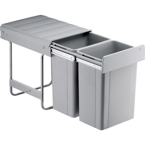 WESCO 757811-85 Einbau Abfallsammler Big-Bio-Double 40 DT-26 (1/4)