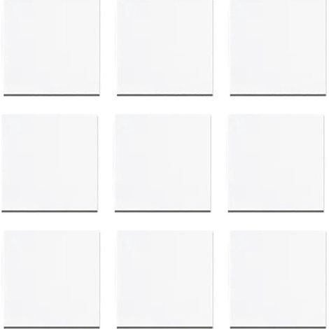 Lot de 9 miroirs carrés muraux sans cadre pour animaux de compagnie, à fixer au mur ou au plafond, avec plateau pour bougies décoratif. (1/4)