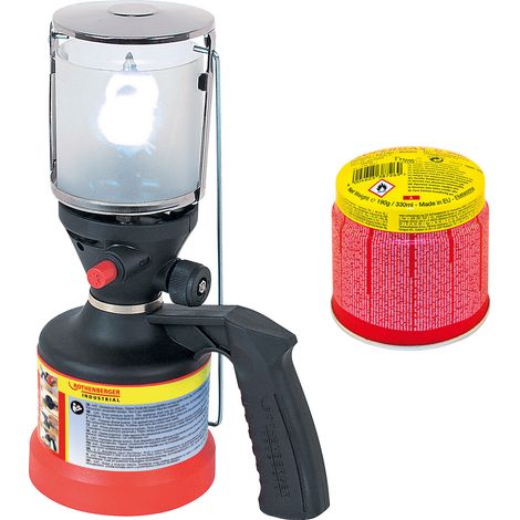 ROTHENBERGER Industrial Scout Campinglampe inkl. 1x C200 Kartusche 330 ml mit ILL System - 1500004208