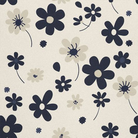 Tela decorativa para exteriores Oxford - Motivo floral I DX5573 (1/5)