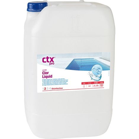 CTX-161 Clor Liquid 20 L – Flüssigchlor für Schwimmbäder