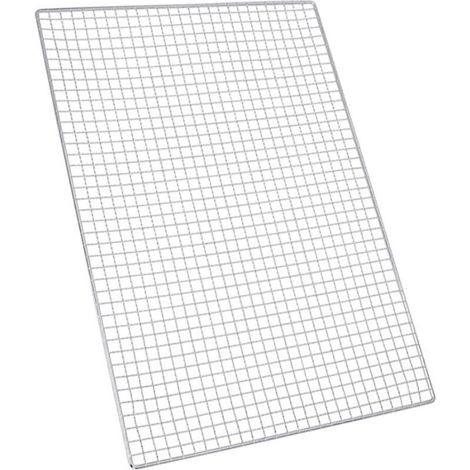 Grille de cuisson, grille en acier inoxydable ou grille de cuisson/refroidissement, adaptée au four et aux grillades en extérieur, passe au four et au lave-vaisselle. 29,5x44cm (1/4)