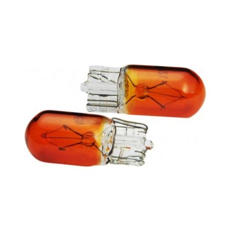 Ampoules halogènes WY5W T10 5W W2.1x9.5d AMBRE 12V 10 pièces AMIO-01481 (1/2)