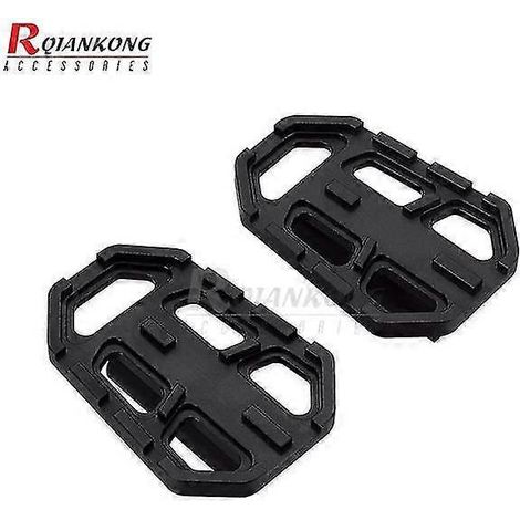 Motorradzubehör: Vergrößerte Hinterradbremshebel, Fußrastenauflagen für BMW R1200GS (2013–2018) – Schwarz