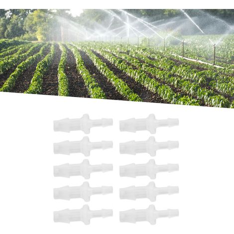 10 Stück pro Packung: Pagoden-Reduzier- und gerade Verbinder für Aquarien, Luftpumpen, Bewässerungsschläuche und flexible Schläuche (3,9-6,4 mm). (1/5)