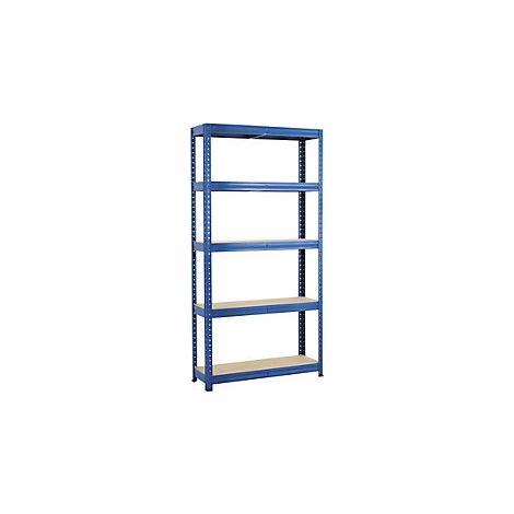 kaiserkraft  Scaffale a innesto  blu  5 ripiani in truciolato