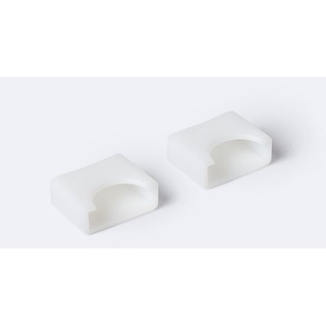 Tappo Finale Striscia LED 24V WALL WASHER 30º Larghezza 14mm IP44 14 mm