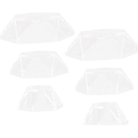 Support pour boules de cristal rondes en plastique, lot 6, petit et (1/5)