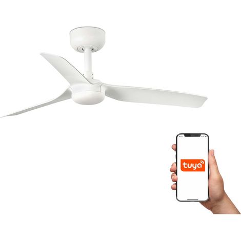 Faro Mini Punt Petit système intelligent Tuya blanc mat à 3 lames (1/3)