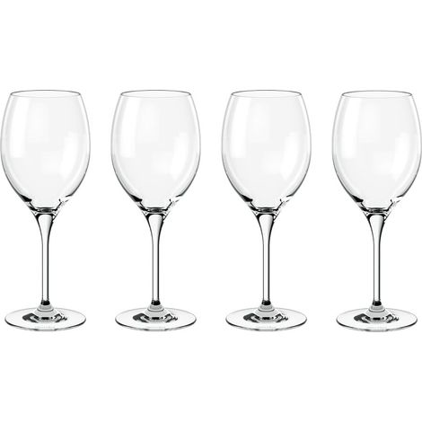 verres à Bordeaux, set de verres à vin rouge, set de 4 pcs., 4 verres pour vin rouge, Aperol Spritz et cocktails, verre à vin rouge, verre en cristal, (1/3)
