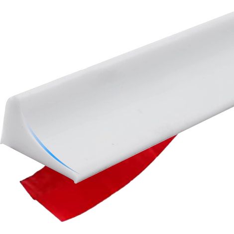Barrera de ducha plegable de silicona de 1 m, tapón de agua, protector de umbral, sello para puerta de ducha