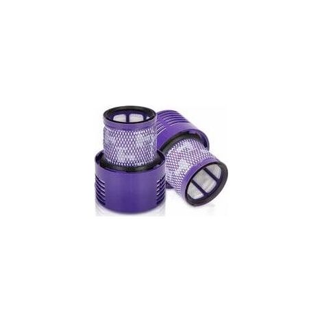 wiederverwendbare, waschbare Ersatzfilter für Dyson V10 Absolute Animal Cyclone Motorhead Total Clean Pro Extra Akku-Staubsauger mit Reinigungsbürste. (1/5)