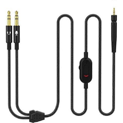Langlebiges Stereokabel für GameONE/GSP500/GSP600/GSP350/PC37X/PC373 Kopfhörer