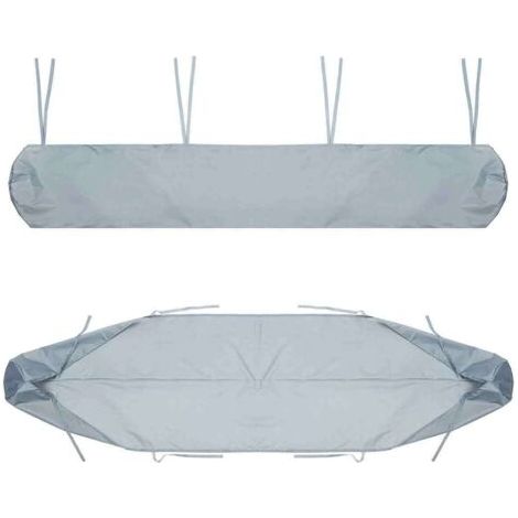 Staubdichte Markisenabdeckung, einziehbare Markisenabdeckungstasche mit Kordelzug, geeignet für Terrassen und Gärten (Größe: 3 Meter, Farbe: grau). (1/5)